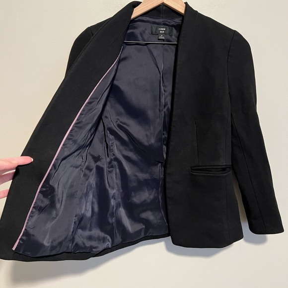 J Crew 365 Going-out Blazer in Stretch Twill Black Size 0 - Picture 6 of 9